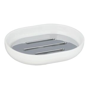 Wenko Posa Soap Dish White and Chrome Wenko Posa Soap Dish White and Chrome